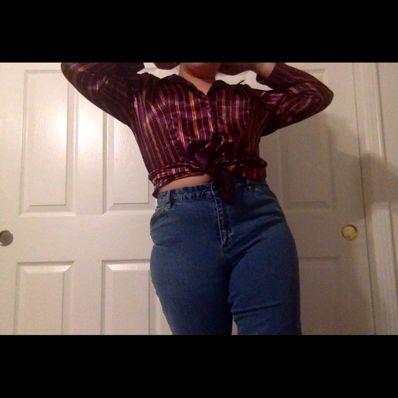 Silky Button Up Shirt - Picture 4 of 4